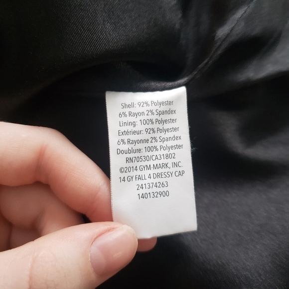 GYMBOREE Girls Black Wool Button Up Formal Winter Coat - Picture 9 of 9